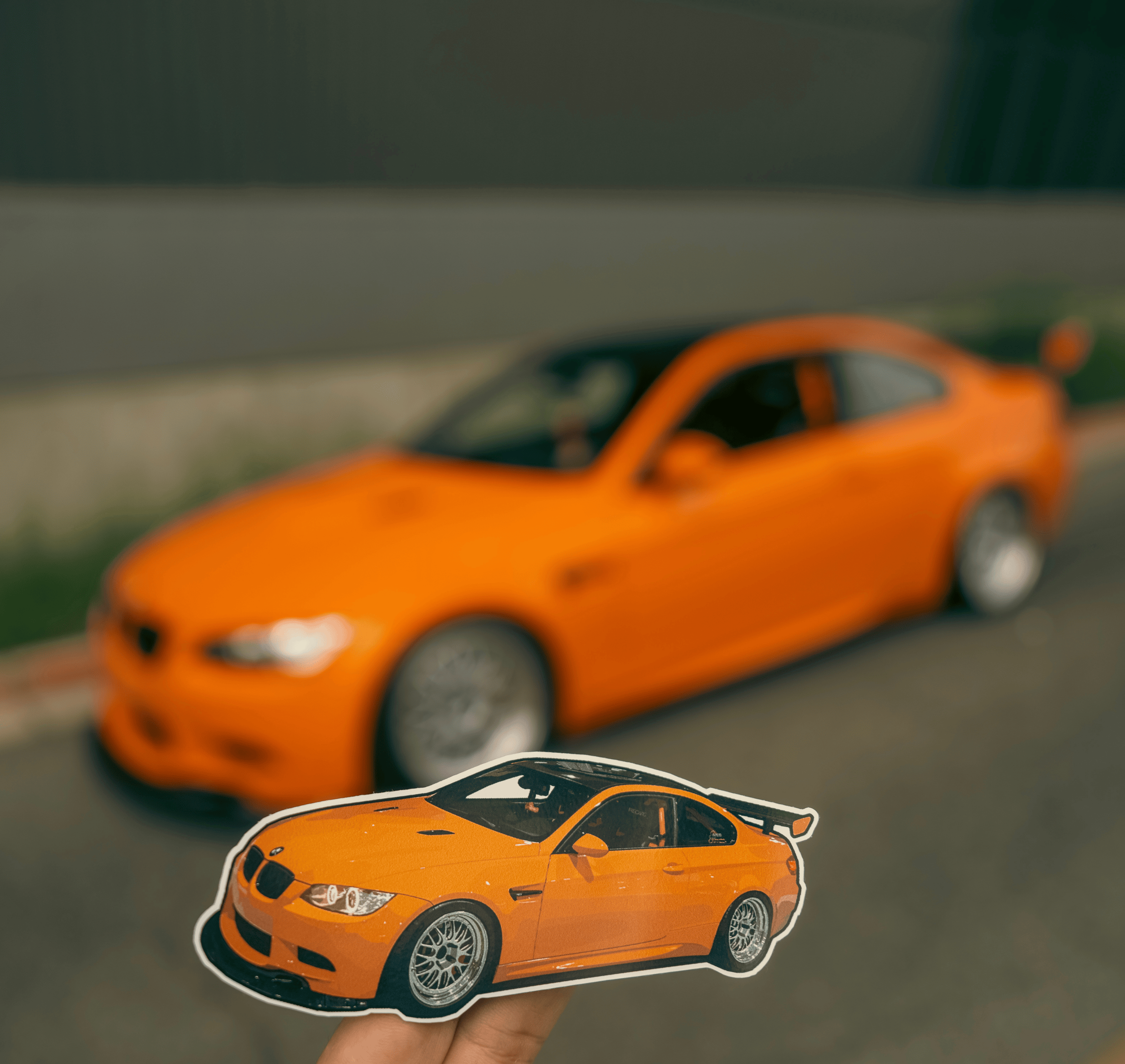 E92 M3 Limerock Sticker