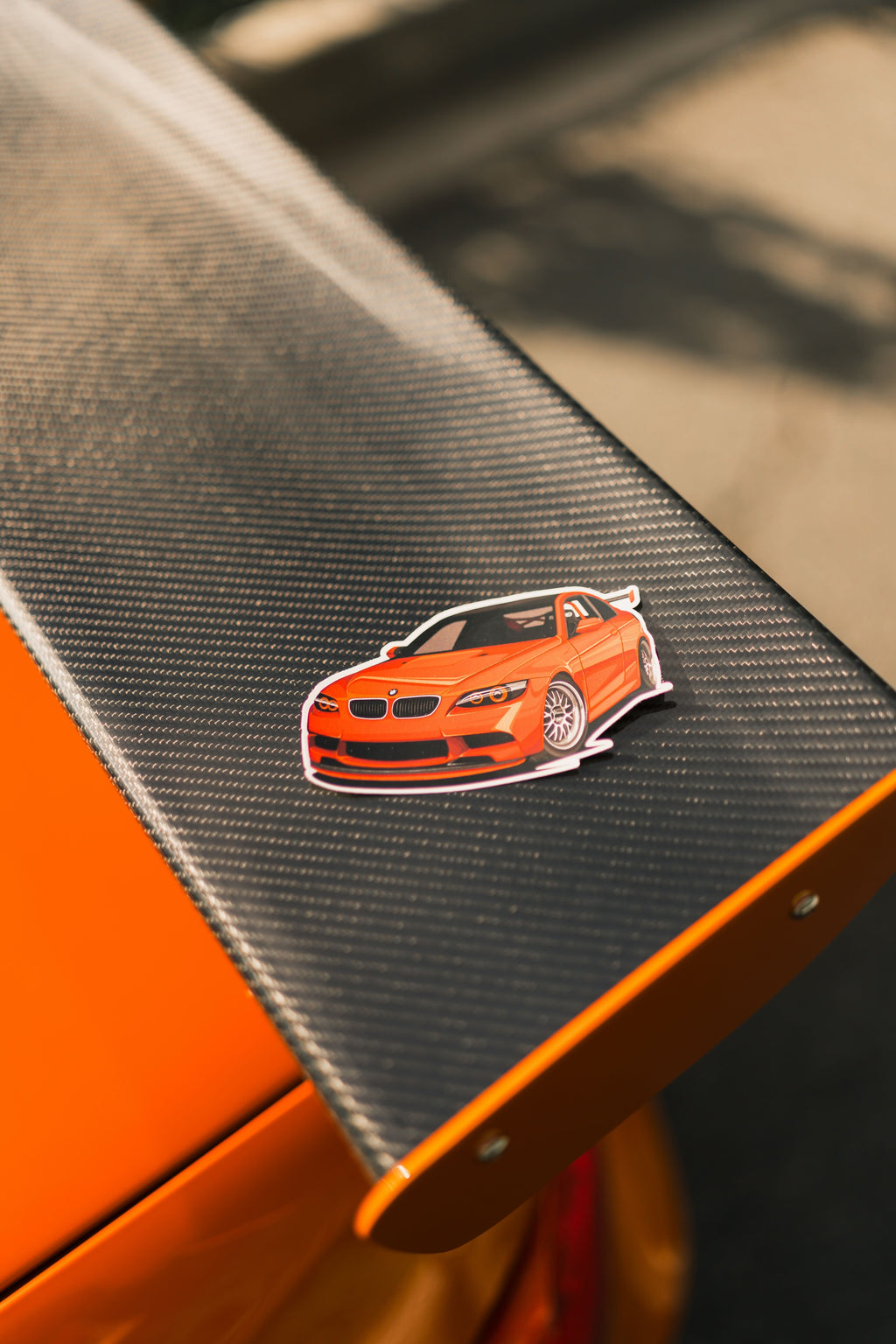 E92 M3 Limerock V2 Sticker