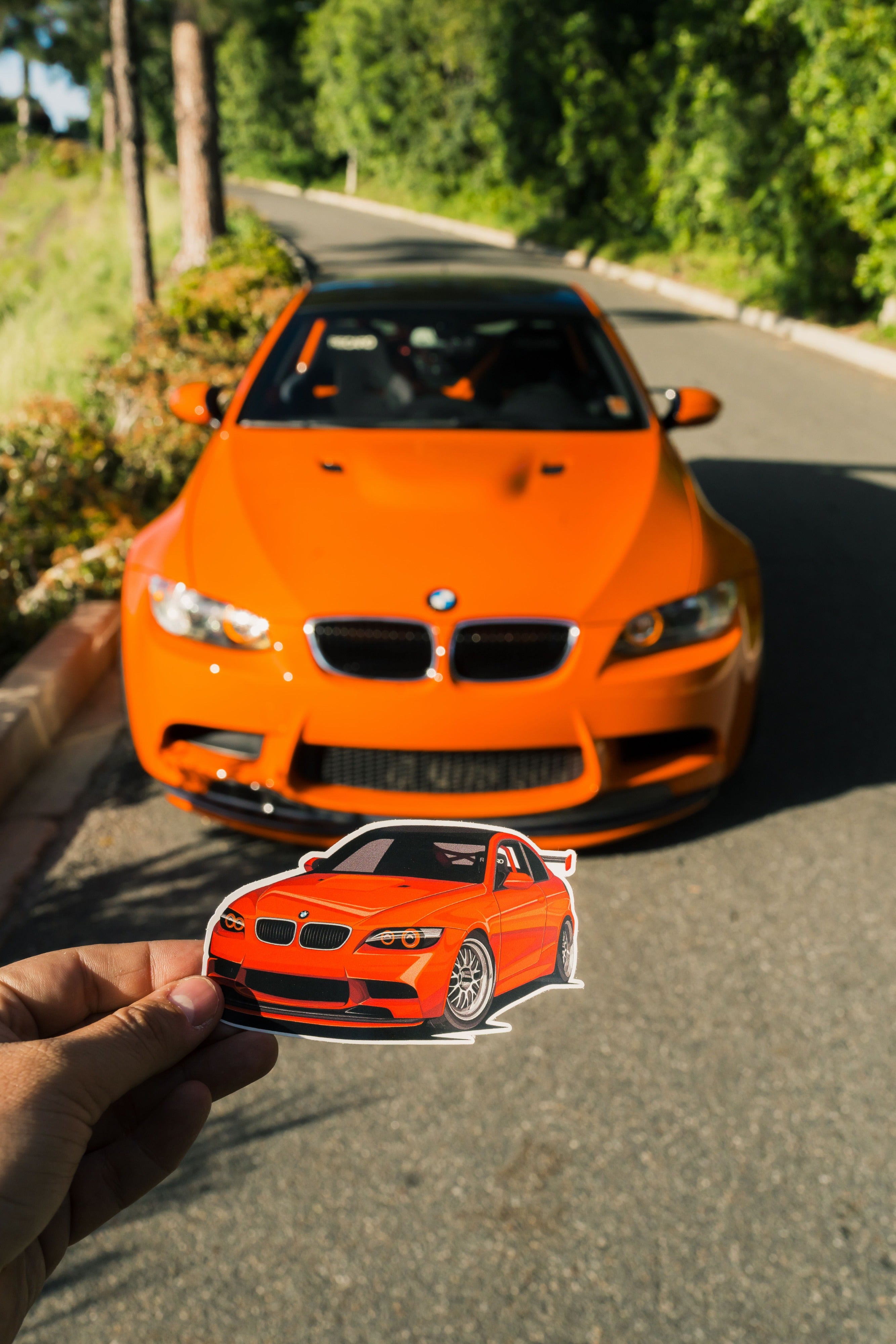 E92 M3 Limerock V2 Sticker